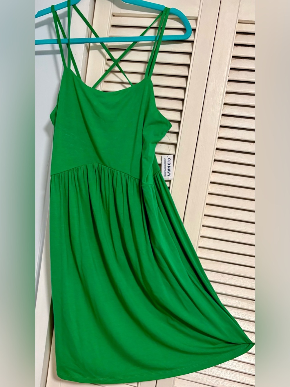 Old Navy Green Spaghetti-Strap Maxi Dress